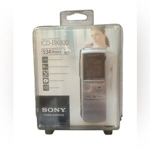 Sony ICD-BX800 2 GB Digital Voice Recorder NEW‎